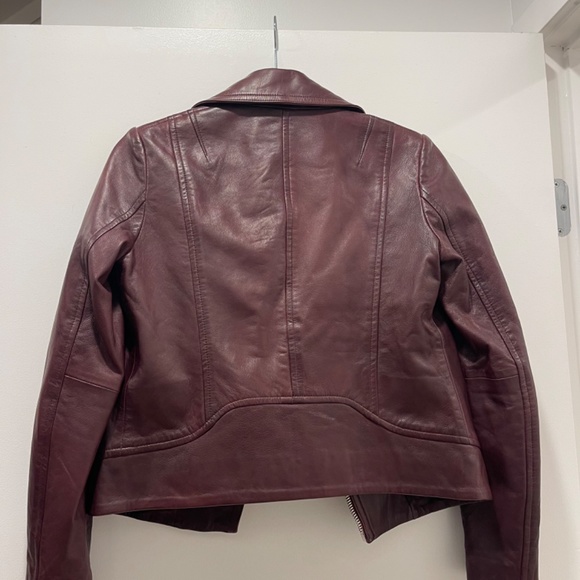 Rag & Brown brown leather jacket. Size xs Women - Picture 3 of 5